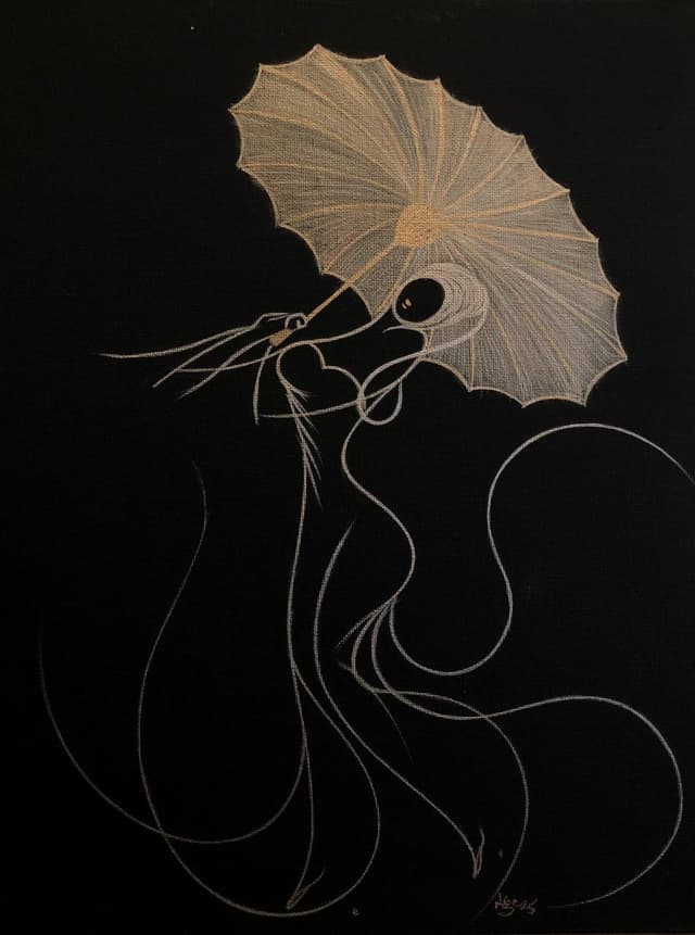 Women in Umbrella: Women Cast Their Own Shelter